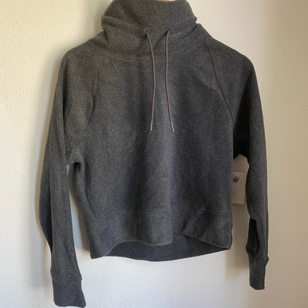 Old Navy Grey Fuzzy Turtle Neck Sweater